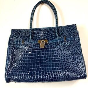 Hardy Amies Handbag Navy Blue.